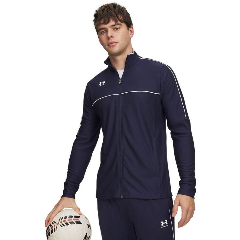 Under Armour Mens Challenger Tracksuit Top / Navy/White